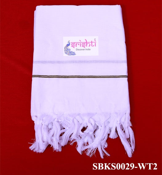 Pure Cotton White Towel-T01