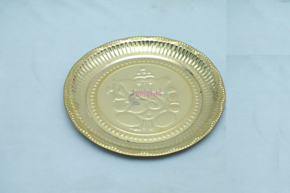 Brass Plate-9.8 Inches