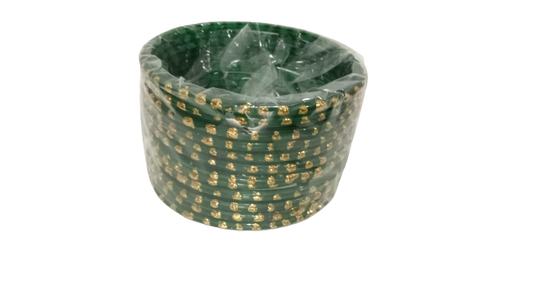 Bangles(Dozen)- Bottle Green