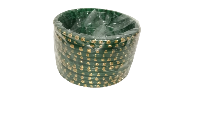 Bangles(Dozen)- Bottle Green