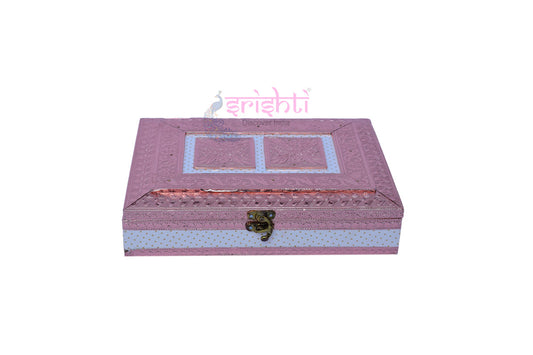 Wooden Oxidised Jewel Box M01