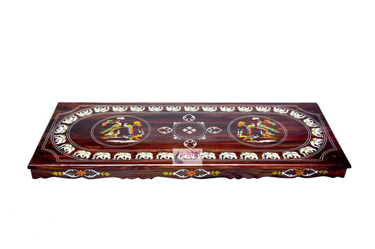 Wooden Jula Plank Elephant Design Embossed-60 X 24 Inches-M13