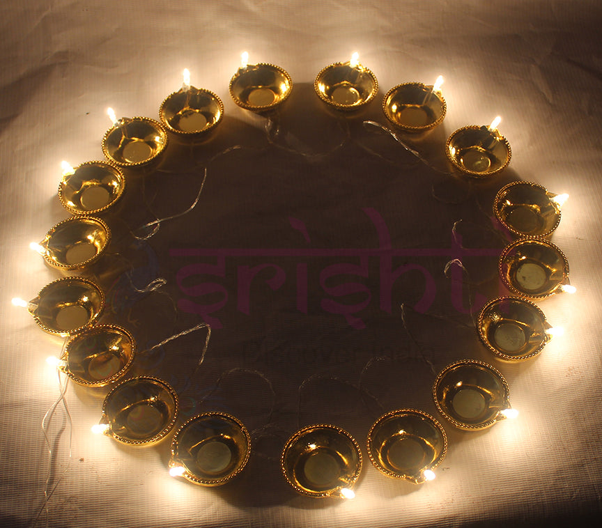 Electric Agal Diya-M01 - 18 Connected Diya